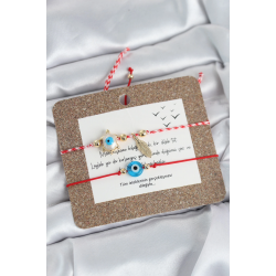 Mey İthalat® Marteniçka Bileklik 2'li Caretta Caretta ve Nazarlı Model