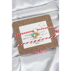 Mey İthalat® Marteniçka Bileklik 2'li Kalp ve Nazalı Model