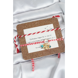 Mey İthalat® Marteniçka Bileklik 2'li Kırlangıç ve Nazarlı Model