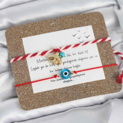 Mey İthalat® Marteniçka Bileklik 2'li Nazar ve Kırlangıç Model