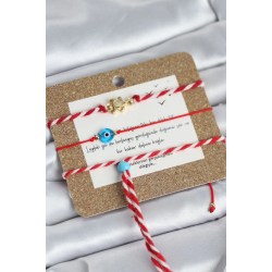 Mey İthalat® Marteniçka Bileklik 3'lü Caretta Caretta ve Nazarlı Model