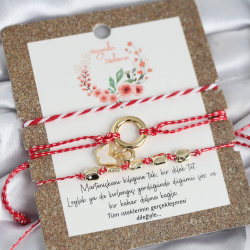 Mey İthalat® Marteniçka Bileklik 3'lü Kelebekli Model