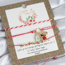 Mey İthalat® Marteniçka Bileklik 3'lü Uğur Böcekli Model