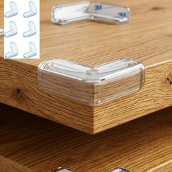 Mey İthalat® Masa Köşe Koruyucu 8 Li Set Bebek Çocuk Güvenlik Köşe Koruma Aparatı