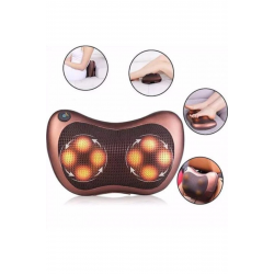 Mey İthalat® Masaj Aleti Yastığı Ovmalı Yastık Çift Motorlu