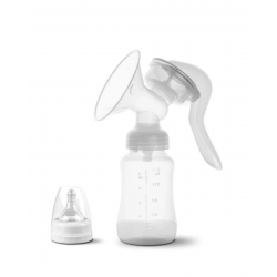 Mey İthalat® Masaj ve Sağım Özellikli Manuel Süt Pompası Sessiz Kullanım 180 ML