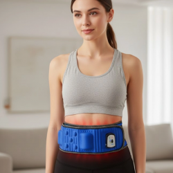 Mey İthalat® Masaj ve Sıkılaştırma Kemeri 20 Mıknatıs 5 Titreşim Motoru