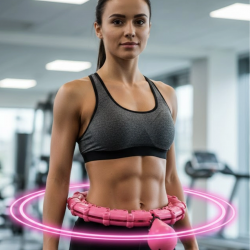 Mey İthalat® Masajlı Akıllı Hula Hoop Ayarlanabilir Fitness Çemberi