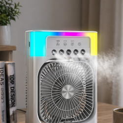 Mey İthalat® Masaüstü Klima Fan USB Girişli Su Hazneli Sessiz Soğutucu
