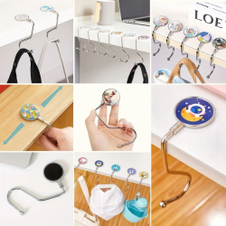 Mey İthalat®  Masaya Takılabilen Çanta Askısı Çanta Tipi Pratik Metal Çanta Kanca