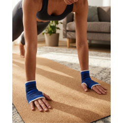 Mey İthalat® Mavi Bilek Koruyucu Spor Destekliği Çift El İçin Evrensel Boy