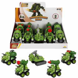 Mey İthalat® Maxx Wheels Dönüşen Dinozor Araçlar