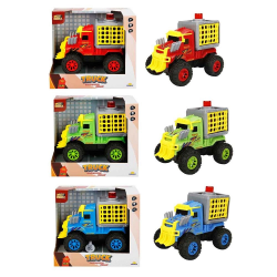 Mey İthalat® Maxx Wheels Sesli Ve Işıklı Canavar Dinozor Taşıma Kamyonu