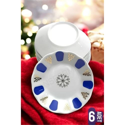 Mey İthalat® Melamin Çay Tabağı 6 Adet Geleneksel Türk Çay Bardağı Altlığı 721012