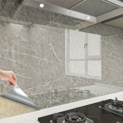 Mey İthalat®  Mermer Desenli Sticker Folyo Atina Grisi 60CM*5MT