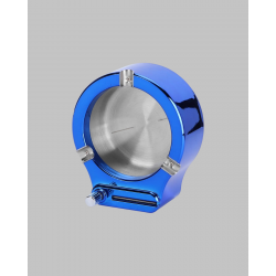 Mey İthalat® Metal Küllük ve Çakmak Seti Yuvarlak Modern Tasarım Yeni Nesil