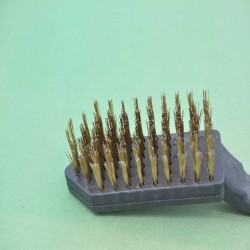 Mey İthalat®  Metal Tel Fırça Plastik Saplı Pas Kir Sökme Temizleme Fırçası