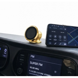 Mey İthalat® Metal Telefon Tutucu Torpidoya Yapışan Mıknatıslı