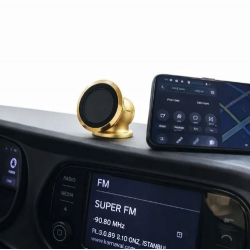 Mey İthalat® Metal Telefon Tutucu Torpidoya Yapışan Mıknatıslı