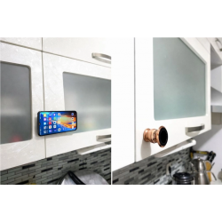 Mey İthalat® Metal Telefon Tutucu Torpidoya Yapışan Mıknatıslı