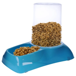 Mey İthalat® Mikopet Hazneli ve Mama Kabı 1.75 Litre