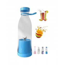 Mey İthalat® Mini Blender USB Şarjlı 380 ml Smoothie Hazırlayıcı Hafif ve Pratik Tasarım