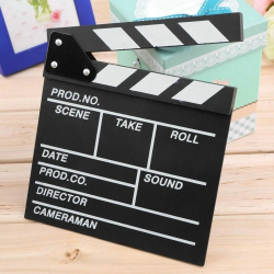 Mey İthalat® Mini Boy Dekoratif Sinema Klaket