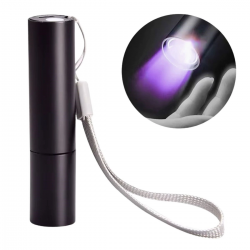 Mey İthalat®  Mini Cep Boy USB İle Şarj Olan Oje Kurutucu Sahte Para Kontol LED UV Mor Işık El Feneri