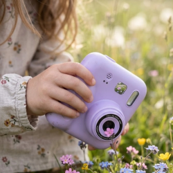 Mey İthalat® Mini Çocuk Kamerası Fotoğraf Video Çekim 4 Rulo Kağıt ve 5 Kalem Hediyeli