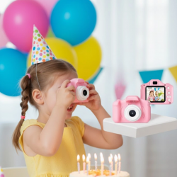 Mey İthalat® Mini Dijital Kamera HD Video Kayıt ve Fotoğraf Çekim Özellikli USB Şarjlı Taşınabilir Cihaz