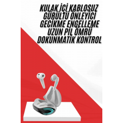 Mey İthalat® Mini Gaming Kulaklık  Kulaklığı Bluetooth Kulaklık Android ve İOS Uyumlu