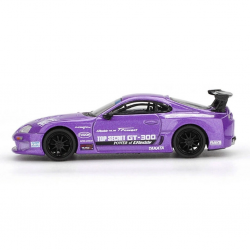 Mey İthalat® Mini GT 1/64 Toyota Supra (A80) Top Secret GT-300 Top Secret Purple Blister Paket