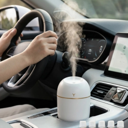 Mey İthalat® Mini Hava Nemlendirici 5 Esans Hediyeli LED Işıklı Sessiz Çalışan Aromaterapi Difüzörü