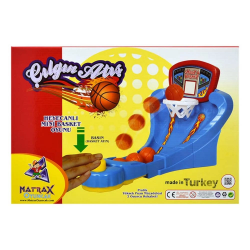 Mey İthalat® Mini Masa Üstü Basket Oyunu Eğlenceli Oyuncak