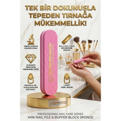 Mey İthalat® Mini Tırnak Törpü ve Parlatma Blok Sünger 2 Yüzey 717827