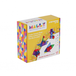 Mey İthalat®  MLG-36 Manyetik Blok 36 Parça -Gepettoys