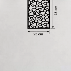 Mey İthalat® Modern Bağlantı Temalı Ahşap Duvar Tablosu - 25x35 cm Lazer Kesim Soyut Pano