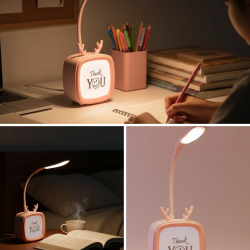 Mey İthalat® Modern Tasarımlı Şarj Edilebilir LED Gece Lambası