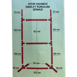 Mey İthalat® MOL-316 ROLE PALY TİYATRO SAHNE
