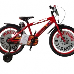 Mey İthalat® Monster 20 Jant Alüminyum Çocuk Bisikleti Kırmızı-Gri-Siyah-Kırmızı