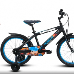 Mey İthalat® Monster 20 Jant Alüminyum Çocuk Bisikleti Mat Siyah-Gri-Mavi