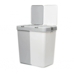 Mey İthalat® Motek Çok Amaçlı Çift Bölmeli 80 Litre Çamaşır Kirli Sepeti