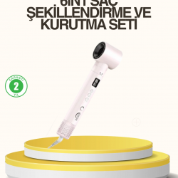 Mey İthalat® Motorlu LCD Ekranlı Saç Şekillendirme Seti