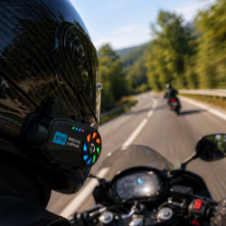 Mey İthalat® Motosiklet Kask Kamera Sistemi Gece Görüş Destekli Bluetooth ve Uzun Pil