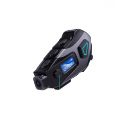 Mey İthalat® Motosiklet Kask Kulaklığı Bluetooth 5.3 Kamera ve FM Radyo Destekli