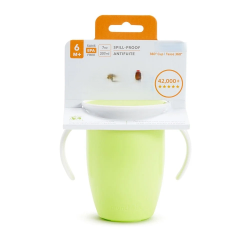 Mey İthalat® Mucize 360° Alıştırma Bardağı 6 Ay+ 207 ml Yeşil