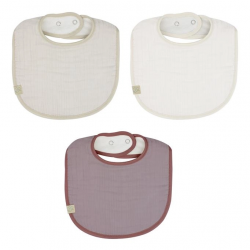 Mey İthalat®  Müslin Önlük 3'Lü 60101 Taş Ekru Antrasit