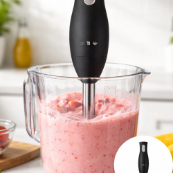 Mey İthalat® Mutfak El Blenderı Paslanmaz Çelik Uçlu Ergonomik Tasarım