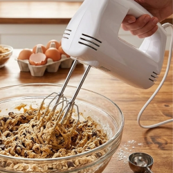 Mey İthalat® Mutfak El Mikseri 250W Paslanmaz Çelik Çift Çırpıcılı Mikser
