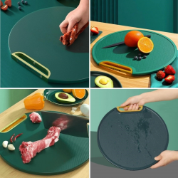 Mey İthalat®  Mutfak Sebze,Meyve,Et,Balık,Ekmek Doğrama Kesme Tahtası Standlı Kesim Panosu